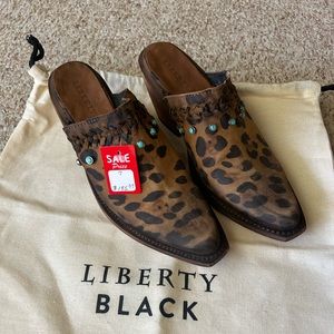 NEW Liberty Black mules